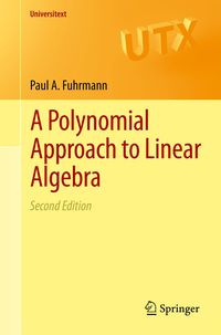 Produktbild: A Polynomial Approach to Linear Algebra