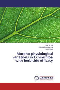 Produktbild: Morpho-physiological variations in Echinichloa with herbicide efficacy