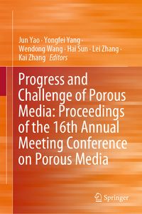 Produktbild: Progress and Challenge of Porous Media: Proceedings of the 16th Annual Meeting Conference on Porous Media