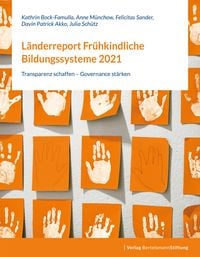 Produktbild: L&auml;nderreport Fr&uuml;hkindliche Bildungssysteme 2021