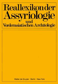 Produktbild: Reallexikon der Assyriologie und Vorderasiatischen Arch&auml;ologie. Bd 12/Lieferung 7/8