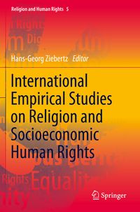 Produktbild: International Empirical Studies on Religion and Socioeconomic Human Rights