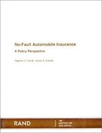 Produktbild: Kakalik, J: No-fault Automobile Insurance