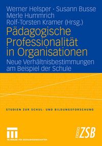 Produktbild: P&auml;dagogische Professionalit&auml;t in Organisationen