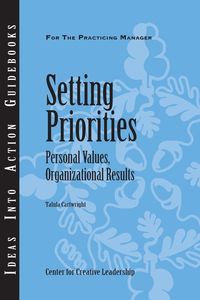 Produktbild: Setting Priorities: Personal Values, Organizational Results