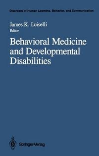 Produktbild: Behavioral Medicine and Developmental Disabilities