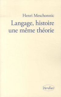 Produktbild: Langage, histoire : une m&ecirc;me th&eacute;orie