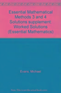 Produktbild: Michael Evans, E: Essential Mathematical Methods 3 and 4 Sol