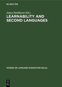 Produktbild: Learnability and second languages