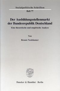 Produktbild: Der Ausbildungsstellenmarkt der Bundesrepublik Deutschland.