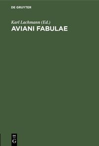 Produktbild: Aviani Fabulae