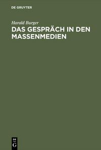 Produktbild: Das Gespr&auml;ch in den Massenmedien