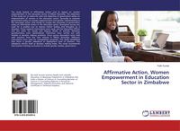 Produktbild: Affirmative Action, Women Empowerment in Education Sector in Zimbabwe