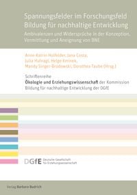 Produktbild: Spannungsfelder im Forschungsfeld Bildung f&uuml;r nachhaltige Entwicklung