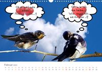 Wenn Schwalben reden (Wandkalender 2023 DIN A3 quer)