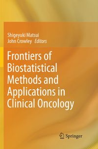 Produktbild: Frontiers of Biostatistical Methods and Applications in Clinical Oncology