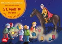 Produktbild: St. Martin feiern mit Emma und Paul. Kamishibai Bildkartenset.