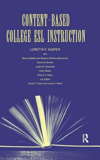 Produktbild: Content-Based College ESL Instruction
