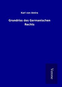 Produktbild: Grundriss des Germanischen Rechts