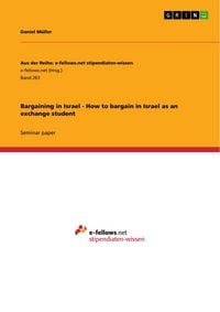 Produktbild: Bargaining in Israel - How to bargain in Israel as an exchange student