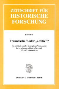 Produktbild: Freundschaft oder "amiti&eacute;"?