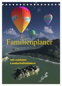 Produktbild: Familienplaner mit sch&ouml;nen Landschaftsbildern (Tischkalender 2027 DIN A5 hoch), CALVENDO Monatskalender