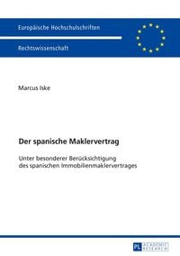 Produktbild: Der spanische Maklervertrag