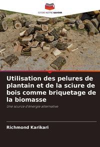 Produktbild: Utilisation des pelures de plantain et de la sciure de bois comme briquetage de la biomasse