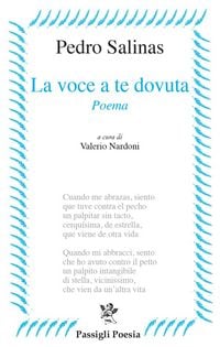 Produktbild: La voce a te dovuta. Testo spagnolo a fronte