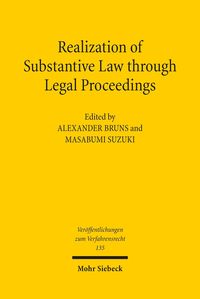 Bild vom Artikel Realization of Substantive Law through Legal Proceedings vom Autor 