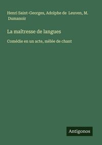 Produktbild: La ma&icirc;tresse de langues