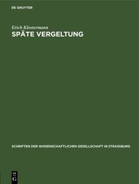 Produktbild: Sp&auml;te Vergeltung