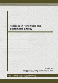 Produktbild: Progress in Renewable and Sustainable Energy
