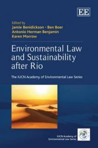 Produktbild: Environmental Law and Sustainability after Rio