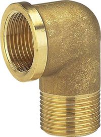 Produktbild: GARDENA 07284-20 Messing Winkelst&uuml;ck 30,3 mm (1\") IG, 33,25 mm (1\") AG