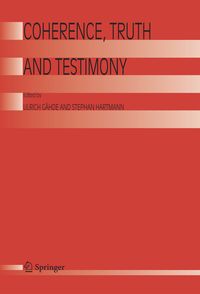 Produktbild: Coherence, Truth and Testimony