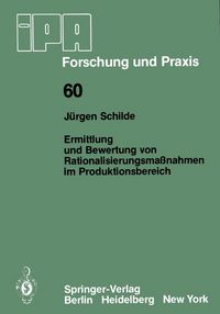 Produktbild: Ermittlung und Bewertung von Rationalisierungsma&szlig;nahmen im Produktionsbereich