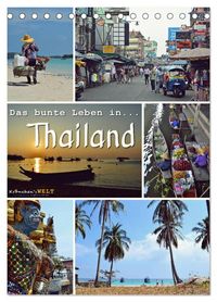 Produktbild: Das bunte Leben in Thailand (Tischkalender 2027 DIN A5 hoch), CALVENDO Monatskalender