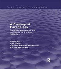 Produktbild: A Century of Psychology (Psychology Revivals)