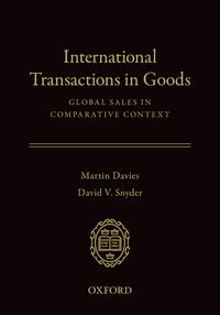 Produktbild: International Transactions in Goods