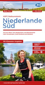 Bild vom Artikel ADFC-Radtourenkarte NL 2 Niederlande Süd 1:150.000, reiß- und wetterfest, E-Bike vom Autor 