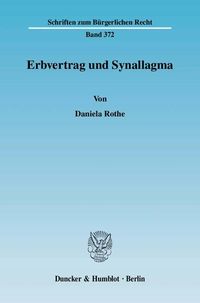 Produktbild: Erbvertrag und Synallagma.