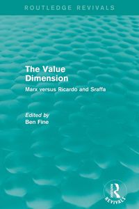 Produktbild: The Value Dimension (Routledge Revivals)