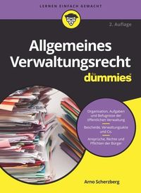 Bild vom Artikel Allgemeines Verwaltungsrecht für Dummies vom Autor Arno Scherzberg