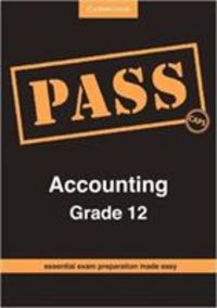 Produktbild: PASS Accounting Grade 12 English