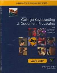 Produktbild: Gregg College Keyboarding & Document Processing Microsoft Office Word 2007 Update: Kit 1: Lessons 1-60 with Book(s) and Other and Easel