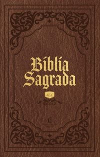Produktbild: B&iacute;blia Sagrada ACF Slim, Capa luxo marrom, Leitura Perfeita