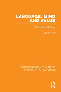 Produktbild: Language, Mind and Value