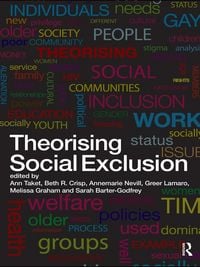 Produktbild: Theorising Social Exclusion