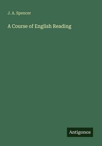 Produktbild: A Course of English Reading